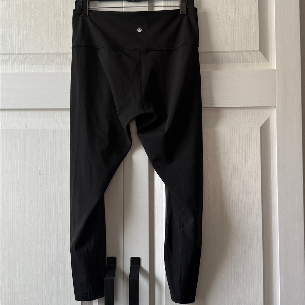 Lululemon Wunder Under High-Rise Tight *Shine size 12 black workout gym RARE - Picture 4 of 9